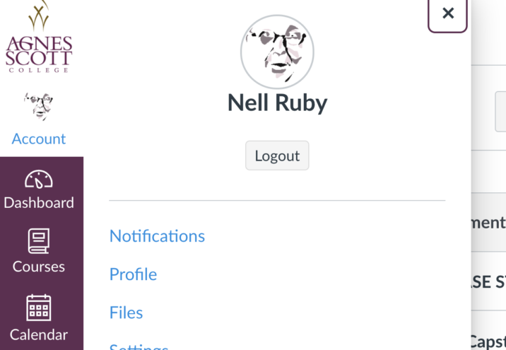 profile picture from CANVAS Learning management system for Nell Ruby